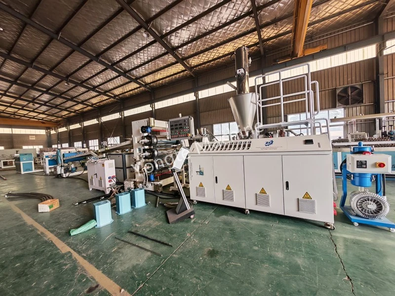 خط اکستروژن ورق نازک PVC 1200 میلی متری