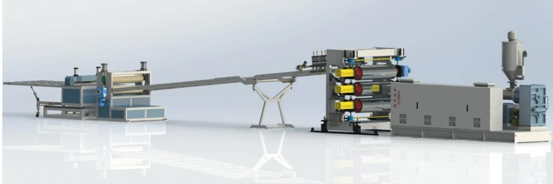 خط اکستروژن 1500 میلی متری صفحه ABS