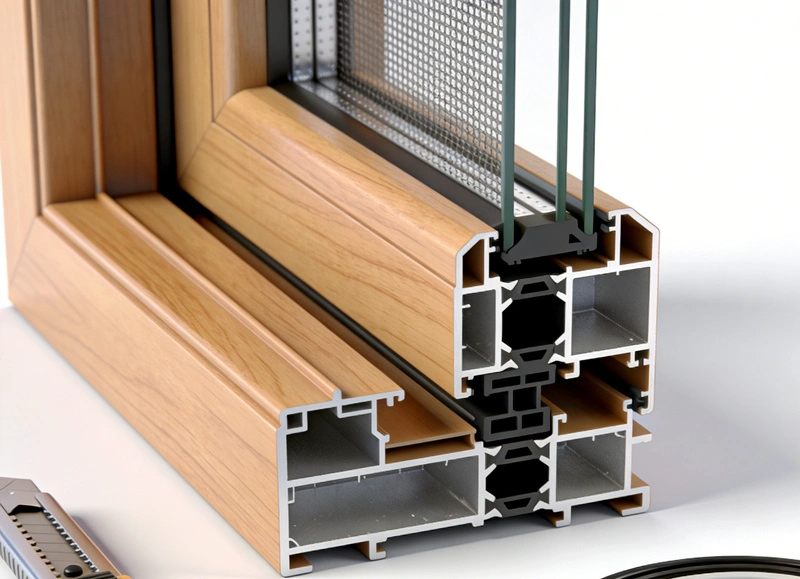 دستگاه اکستروژن پروفیل در و پنجره ABS