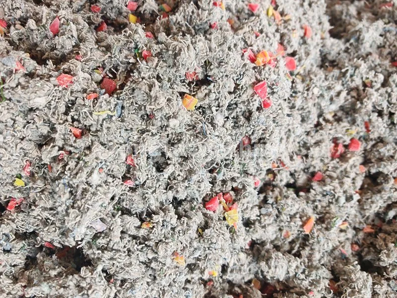 بازیافت ضایعات لباس و ماشین کامپوزیت پلاستیک